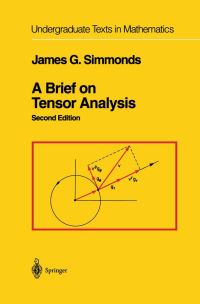 Book Cover for A Brief on Tensor Analysis by James G Simmonds