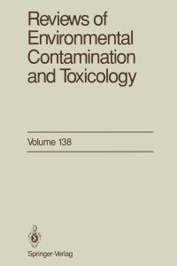 Book Cover for Reviews of Environmental Contamination and Toxicology by George W Ware