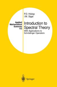 Book Cover for Introduction to Spectral Theory by Peter D Hislop, Israel Michael Sigal