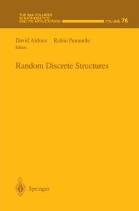 Book Cover for Random Discrete Structures by D J Aldous, Robin Pemantle