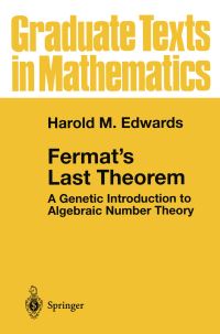 Book Cover for Fermat's Last Theorem by Harold M Edwards