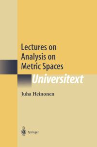 Book Cover for Lectures on Analysis on Metric Spaces by Juha Heinonen