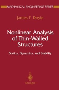 Book Cover for Nonlinear Analysis of Thin-Walled Structures by James F Doyle