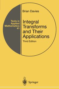 Book Cover for Integral Transforms and Their Applications by B Davies