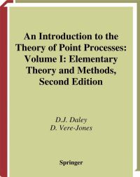 Book Cover for An Introduction to the Theory of Point Processes by Daryl J Daley, D VereJones