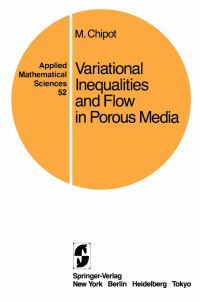 Book Cover for Variational Inequalities and Flow in Porous Media by M Chipot
