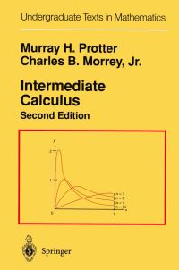 Book Cover for Intermediate Calculus by Murray H Protter, Charles B Jr Morrey
