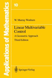 Book Cover for Linear Multivariable Control by W Murray Wonham