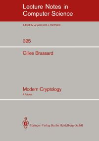 Book Cover for Modern Cryptology by Gilles Brassard