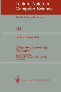 Book Cover for Software Engineering Education by Lionel E Deimel