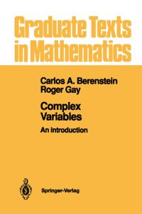 Book Cover for Complex Variables by Carlos A Berenstein, Roger Gay