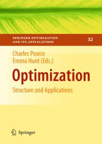 Book Cover for Optimization by Charles Pearce, Emma Hunt