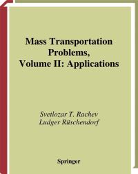 Book Cover for Mass Transportation Problems by Svetlozar T Rachev, Ludger Rüschendorf