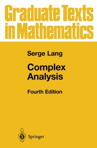 Book Cover for Complex Analysis by Serge Lang