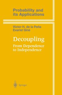Book Cover for Decoupling by Víctor De la Peña, Evarist Giné