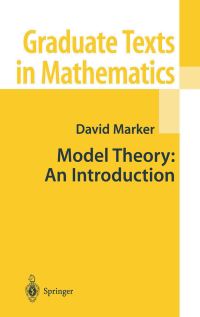 Book Cover for Model Theory by D Marker