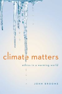 Book Cover for Climate Matters by John Broome