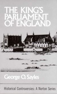 Book Cover for The King's Parliament of England by GO Sayles