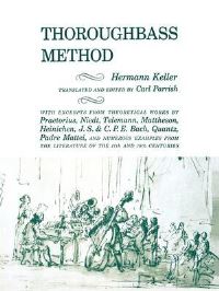 Book Cover for Thoroughbass Method by Hermann Keller