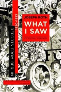 Book Cover for What I Saw by Joseph Roth