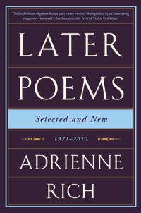 Book Cover for Later Poems by Adrienne Rich