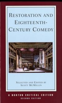 Book Cover for Restoration and Eighteenth-Century Comedy by Scott McMillin