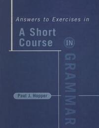 Book Cover for SHORT COURSE IN GRAM-ANS/EXER by Paul J Hopper