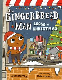 Book Cover for The Gingerbread Man Loose at Christmas by Laura Murray
