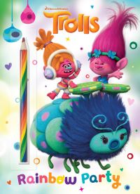 Book Cover for Rainbow Party! (DreamWorks Trolls) by Golden Books