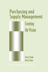 Book Cover for Purchasing and Supply Management by Victor H Pooler, David J Pooler