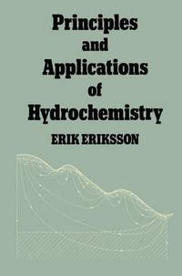 Book Cover for Principles and Applications of Hydrochemistry by Erik Eriksson