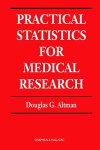Book Cover for Practical Statistics for Medical Research by Douglas G Altman