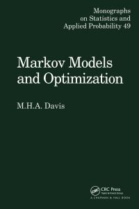 Book Cover for Markov Models and Optimization by M H A Davis