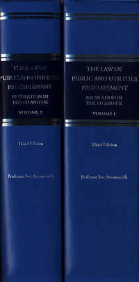 Book Cover for The Law of Public and Utilities Procurement by Sue Arrowsmith