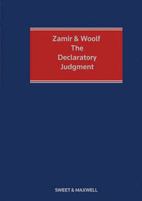 Book Cover for The Declaratory Judgment by Harry Woolf, Itzhak Zamir, Jeremy Woolf