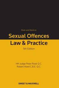 Book Cover for Rook & Ward on Sexual Offences by Peter F G Rook, Robert Ward