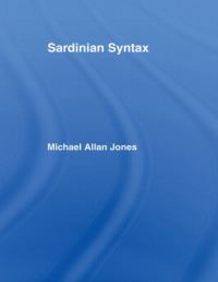 Book Cover for Sardinian Syntax by Michael Allan Jones