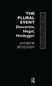 Book Cover for The Plural Event by Andrew Benjamin