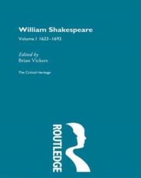 Book Cover for William Shakespeare by Brian Vickers