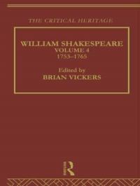 Book Cover for William Shakespeare by Brian Vickers