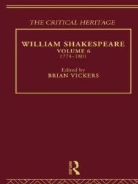 Book Cover for William Shakespeare by Brian Vickers