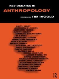 Book Cover for Key Debates in Anthropology by Tim Ingold