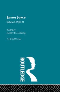 Book Cover for James Joyce. Vol. 2 1928-41 by Robert H Denning
