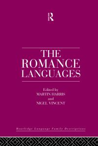 Book Cover for The Romance Languages by Martin Harris, Nigel Vincent