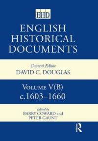 Book Cover for English Historical Documents, 1603–1660 by Barry Coward