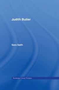 Book Cover for Judith Butler by Sarah Salih