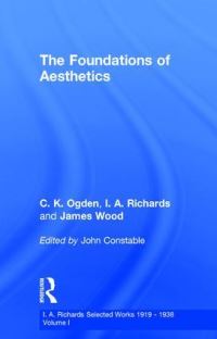 Book Cover for Foundations Aesthetics V 1 by John Constable