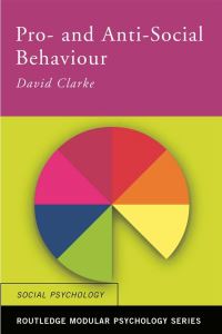 Book Cover for Pro-Social and Anti-Social Behaviour by David Clarke