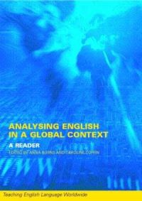 Book Cover for Analyzing English in a Global Context by Anne Burns