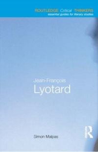 Book Cover for Jean-François Lyotard by Simon Malpas
